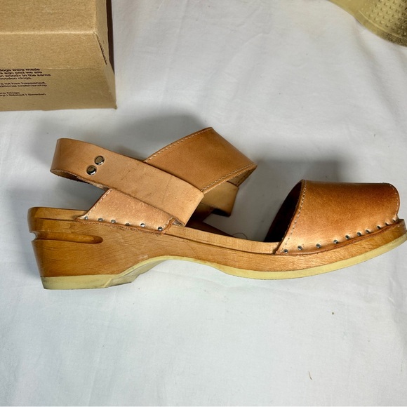 Troentorp Karin Clogs – Nude Leather – Size 42 (Women’s 12) - Picture 10 of 13